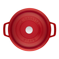 Кокот круглый, 4.7 л, 24 см, чугун, вишневый, серия La Cocotte, STAUB, Франция_00815120045859624937.jpg