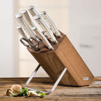Набор из 6-ти кухонных ножей с мусатом и ножницами в деревянной подставке, серия Ikon Cream White, WUESTHOF, Золинген, Германия_00787970050270135654.jpg