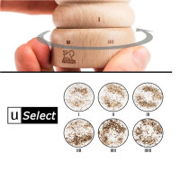 Набор мельниц для соли и перца, 18 см, дерево, светло-коричневый, серия Paris u'select, PEUGEOT, Франция_00805720064742556170.jpg