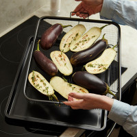 Противень для запекания с решеткой - гриль, 36 х 45 см, углеродистая сталь, нержавеющая сталь AISI 201, серия Roast Masters, LIBERTY JONES, Россия_00819870057842508584.jpg