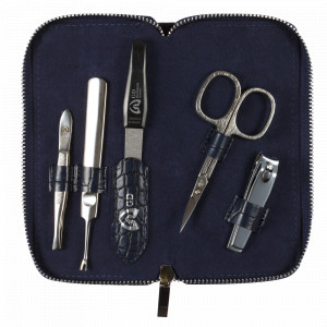 Набор маникюрный в футляре, 5 предметов, GD, Германия, Мужской маникюрный набор