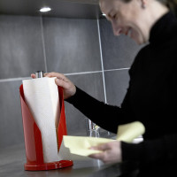 Держатель для бумажных полотенец Breadbins & Containers, 15,5 х 30 см, нержавеющая сталь, металлик, WESCO, Германия_00787520071055407005.jpg