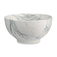 Салатник , 15 см, фарфор, цвет: мрамор, серия Marble, LIBERTY JONES, Россия
