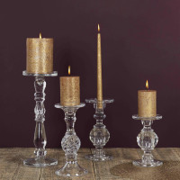 Подсвечник Соты, 19 см, стекло, Rasteli, Бельгия_00812030043933022692.jpg