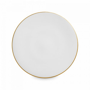 Тарелка обеденная «Золотой кант», 28 см, костяной фарфор, белый, серия Синергия, MIX &amp; MATCH, Народная Республика Бангладеш, MIX & MATCH (Народная Республика Бангладеш)