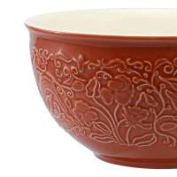 Салатник , 2 л, 20 см, керамика, коричневый, рельеф, серия English gardens, LIBERTY JONES, Россия_00819870054847713579.jpg