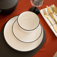 Сервиз обеденный на 4 персоны, 12 предметов, фарфор, белый, черный, серия Mikasa Luxe Deco, KITCHEN CRAFT, Великобритания_00817710058415241055.jpg