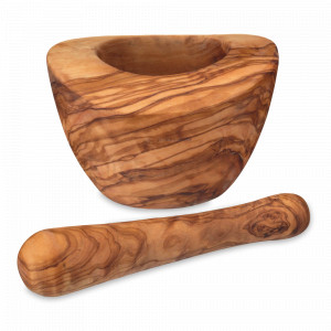 Ступка с пестиком, дерево, 12 х 8 см, серия World of Flavours, KITCHEN CRAFT, Великобритания, Ступки с пестиком