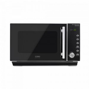 Печь микроволновая с грилем, нержавеющая сталь, пластик, серебристый, черный, CASO, Германия, Микроволновые печи и мини-печи CASO