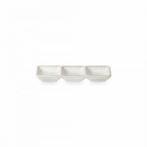 Менажница White, 17.5 х 6.7 см, керамика, белый, серия Roda, COSTA NOVA, Португалия, Менажницы керамические