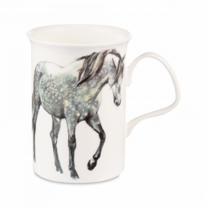 Кружка «Лошадка Серая  Ланкастер», 320 мл, костяной фарфор, декор, серия Ланкастер, ROY KIRKHAM, Великобритания, ROY KIRKHAM (Великобритания)