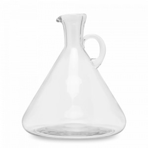 Ваза - бутыль, 22 см, стекло, прозрачный, ROOMERS FURNITURE, Нидерланды, ROOMERS FURNITURE (Нидерланды)