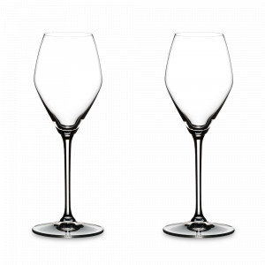 Набор из 2-х хрустальных бокалов для шампанского ROSE CHAMPAGNE/ROSE WINE, 322 мл, 23 см, RIEDEL, Австрия, Свадебные бокалы