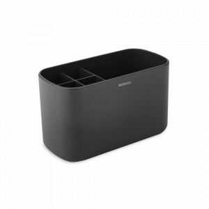 Органайзер для аксессуаров, 19,7 х 9,8 х 11 см, пластик, темно-серый, серия ReNew, BRABANTIA, Бельгия, ReNew BRABANTIA