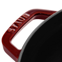 Кокот круглый, 3,8 л, 24 см, чугун, гранатовый, серия La Cocotte, STAUB, Франция_00795640052489048165.jpg