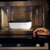 Набор из ланч-бокса и приборов, 20 х 12 см, полипропилен, нержавеющая сталь, белый, серия Store Go, GUZZINI, Италия_00802420039290156007.jpg