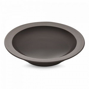 Тарелка суповая BASALTE, 20 см, керамика, коричневый, серия Bahia, GUY DEGRENNE, Франция, Bahia GUY DEGRENNE