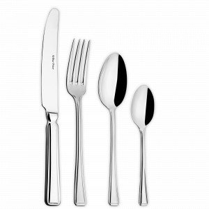 Набор столовых приборов на 6 персон, 24 предмета, нержавеющая сталь, серебристый, серия Harley, ARTHUR PRICE, Великобритания, ARTHUR PRICE (Великобритания)