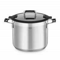 Кастрюля высокая с крышкой, диаметр 24 см, материал: нержавеющая сталь 18/10, серия Silence PRO, ROESLE, Германия