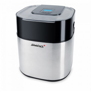 Мороженица, 1,5 л, нержавеющая сталь, пластик, стальной, черный, STEBA, Германия, STEBA (Германия)