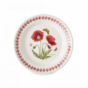 Тарелка десертная «Летний луг Мак», 16.5 см, фаянс, белый, декор, серия Botanic Garden, PORTMEIRION, Великобритания, PORTMEIRION (Великобритания)