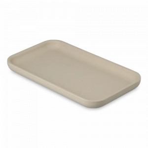 Подставка для принадлежностей Slim, 25.5 х 15 см, полирезин, светло-серый, серия Bath, BERGENSON BJORN, Великобритания, Подставки для кухонных аксессуаров