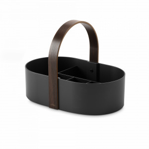 Органайзер для хранения Caddy, 30 х 23 см, пластик, дерево, черный/орех, серия Bellwood, UMBRA, Канада, UMBRA (Канада)