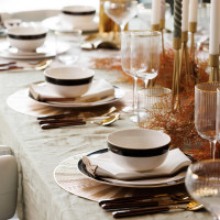 Сервиз обеденный на 4 персоны, 12 предметов, фарфор, белый, черный, серия Mikasa Luxe Deco, KITCHEN CRAFT, Великобритания_00817710058564146159.jpg