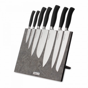 Набор кухонных ножей, 7 штук, на магнитной подставке ComposeEat, серия Ergo Line Pro, BERGER CUTLERY, Германия, Набор кухонных ножей премиум