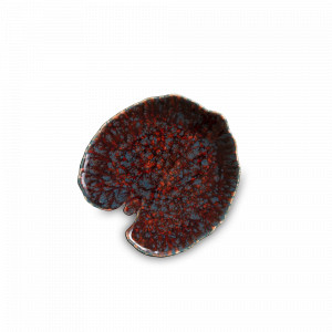 Блюдо сервировочное Vigne, 18 х 17 см, керамика, красный, синий, серия Riviera, COSTA NOVA, Португалия, Riviera COSTA NOVA