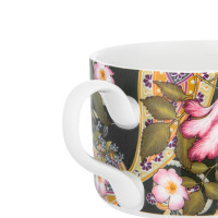 Сервиз чайный на 6 персон, 21 предмет, фарфор, белый, декор, серия Майя, MIX&MATCH HOME, Китай_00813890046289259049.jpg