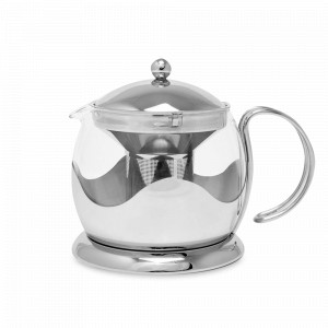 Чайник заварочный, 1,2 л, нержавеющая сталь, стекло, серия La Cafetiere, KITCHEN CRAFT, Великобритания, Английские заварочные чайники
