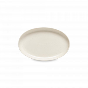 Блюдо овальное Vanilla, 22.6 х 14.9 см, керамика, кремовый, серия Pacifica, COSTA NOVA, Португалия, Pacifica COSTA NOVA