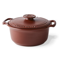 Кастрюля , 4 л, керамика, 26 см, терракот, серия Sublime, EMILE HENRY, Франция