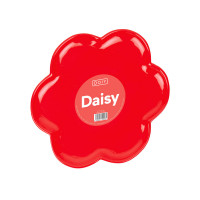 Тарелка обеденная, 24 см, керамика, красный, серия Daisy, DOIY, Испания_00821110062556526862.jpg