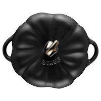 Кокот «Тыква», 0,7 л, 14,8 см, керамика, черный, серия La Cocotte, STAUB, Франция_00801650062428932866.jpg