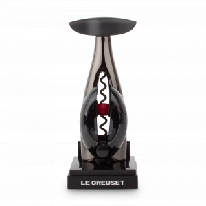 Набор из штопора и обрезателя фольги GS-300, 19,2 х 7,4 см, нержавеющая сталь, никель, серия Black Nickel, LE CREUSET, Франция, Аксессуары для вина LE CREUSET