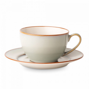 Пара чайная, 220 мл, керамика, серо-бежевый, серия Mandala, LUNASOL, Швейцария, LUNASOL (Швейцария)