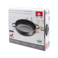 Сотейник с двумя ручками с антипригарным покрытием, 28 см, литой алюминий, черный, серия Supreme, OLYMPIA, Италия_00820690062657078318.jpg