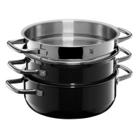 Набор кастрюль с крышкой, 3 предмета, сталь, черный, серия Fusiontec Mineral, WMF, Германия_00817190048713317450.jpg