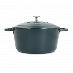 Кастрюля с крышкой , 2,5 л, 20 см, литой алюминий, серый, серия MasterClass, KITCHEN CRAFT, Великобритания, Посуда алюминиевая