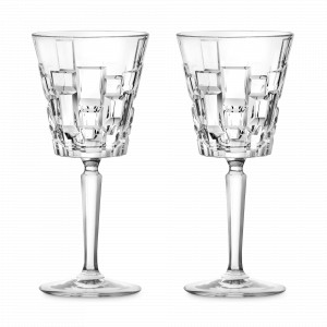 Набор из 2-х бокалов для вина, 280 мл, хрустальное стекло, серия Etna, RCR, Италия, Фужеры для вина