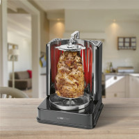 Гриль вертикальный, пластик, нержавеющая сталь, черный, CLATRONIC, Германия_00812390043707849695.jpg