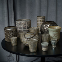 Подсвечник для интерьерной свечи BLACK GOLD, 16 см, стекло, металл, коричневый металлик, ROOMERS FURNITURE, Нидерланды_00816660048679786416.jpg