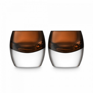 Набор из 2-х стаканов для виски, 230 мл, стекло, коричневый, серия Whisky Club, LSA International, Великобритания, LSA International (Великобритания)