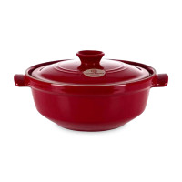 Казан, 3,6 л, 28,5 см, керамика, гранат, EMILE HENRY, Франция