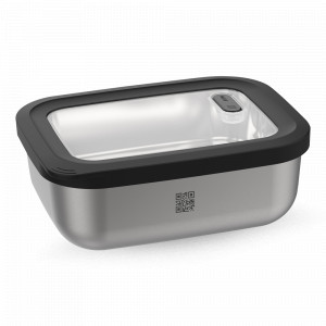 Контейнер прямоугольный для пищевых продуктов Provido, 2,6 л, нержавеющая сталь, пластик, стальной, GEFU, Германия, Контейнеры и термосы GEFU