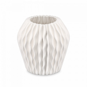 Ваза настольная Очарование, 23 см, керамика, белый, серия Home, DECOR DE TABLE, Китай, НОВИНКИ