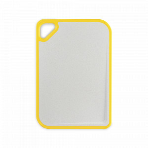 Доска разделочная, 29 х 20 х 0,75 см, пшеничное волокно, желтый, SMART SOLUTIONS, Россия, Разделочные доски
