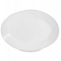 Блюдо овальное White, 40 х 28 см, керамика, белый, серия Lisa, COSTA NOVA, Португалия